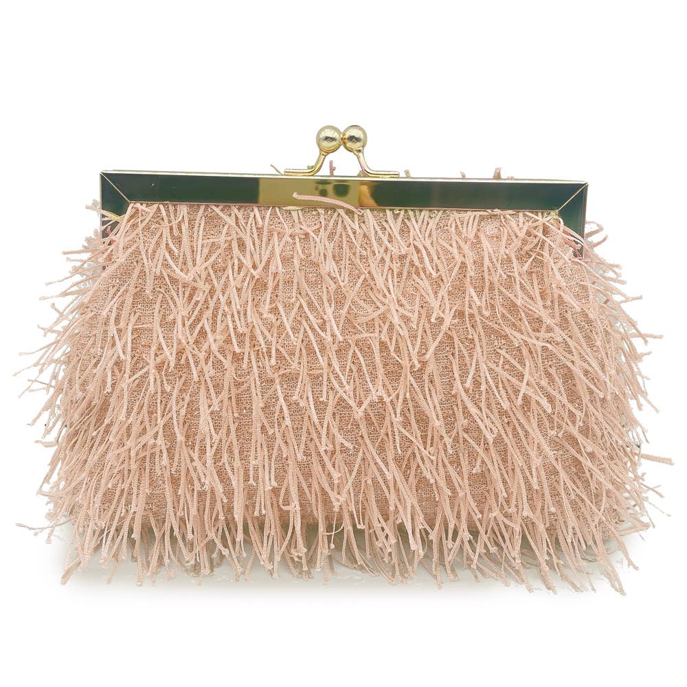 Belle Trading Ltd – Bolsa - Mulher por atacado – Clutch Louise com Fecho de Pressão e Brilho0