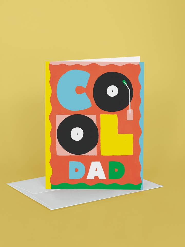Cool Dad Father's Day Greeting Card for wholesale by Idlewild Co.