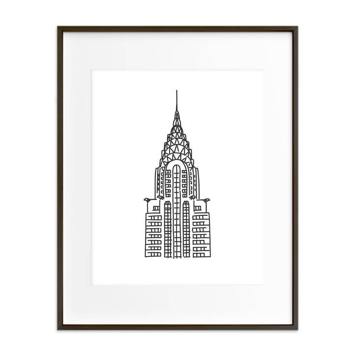 Chrysler Building, New York City - 8x10 afdrukken voor wholesale door Instead of Ashes