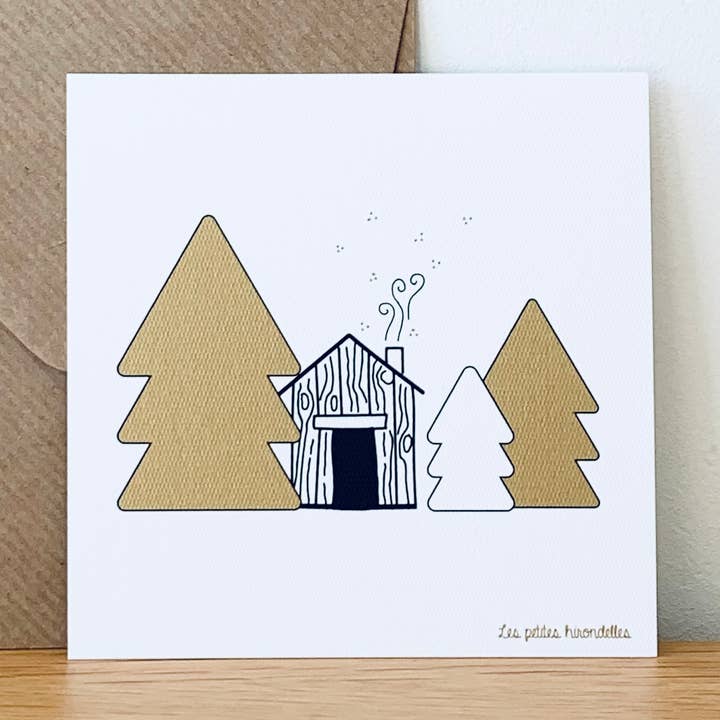 Tarjeta y sobre - Cabina para venta al por mayor de Les Petites Hirondelles