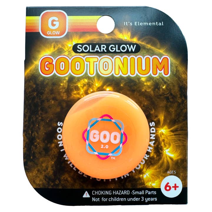 Gootonium: Glowing Orange Solar Putty - 20g for wholesale by Copernicus Toys