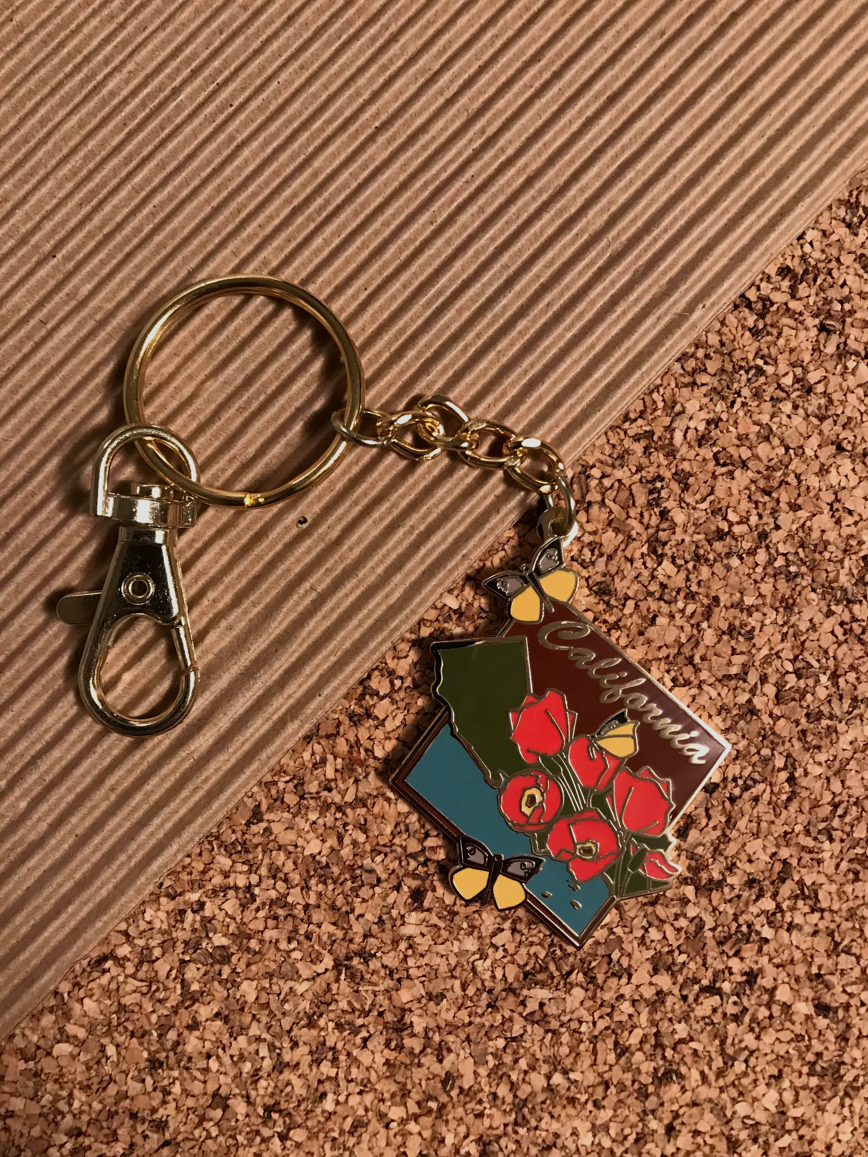 Adele by Adele Jackson - Wholesale Keychain - Women's - California State Keychain7