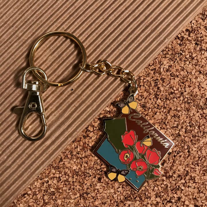 Adele by Adele Jackson - Wholesale Keychain - Women's - California State Keychain7