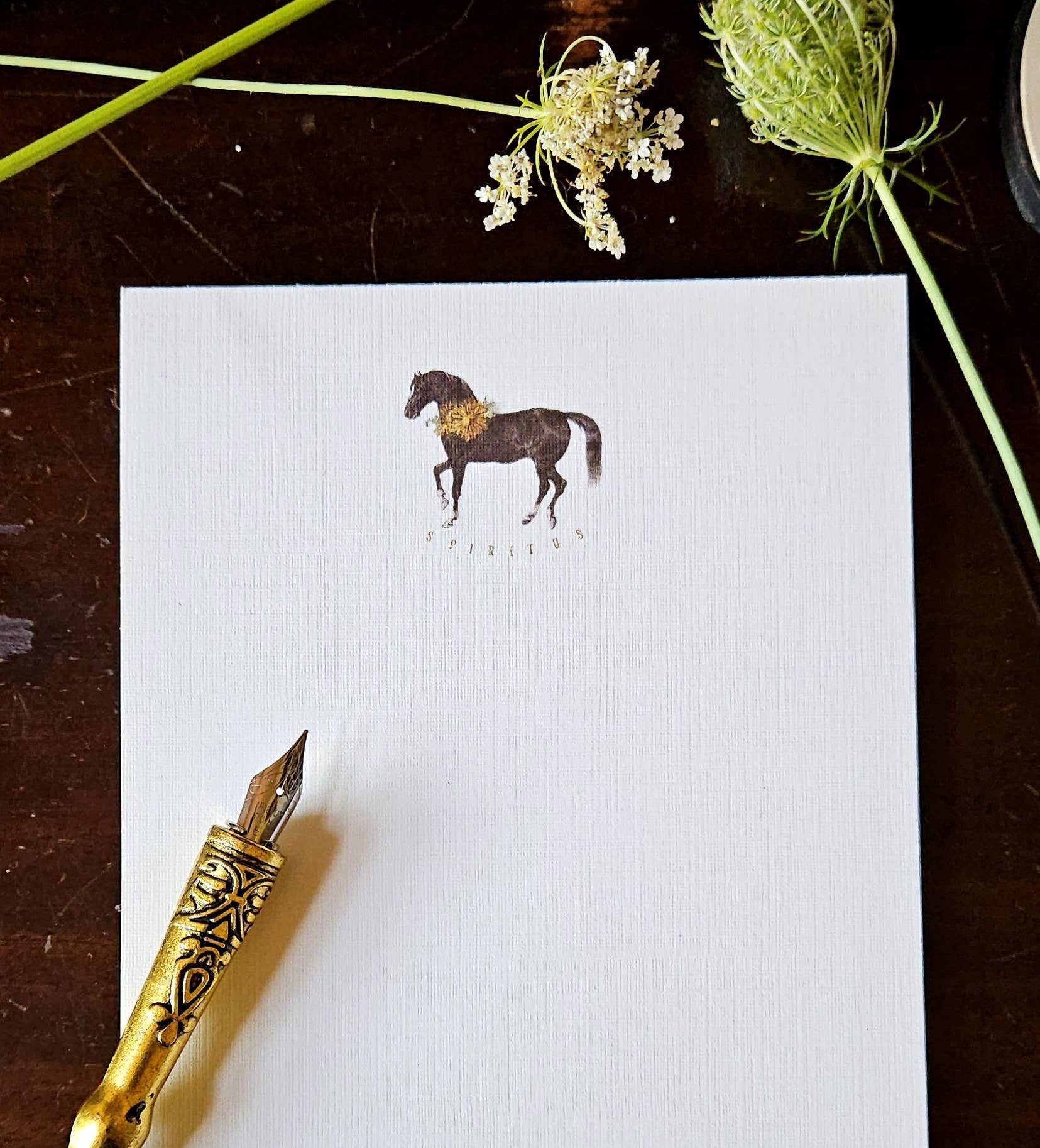 JANET HILL STUDIO - Wholesale Notepad - Spiritus Equestrian Notepad2