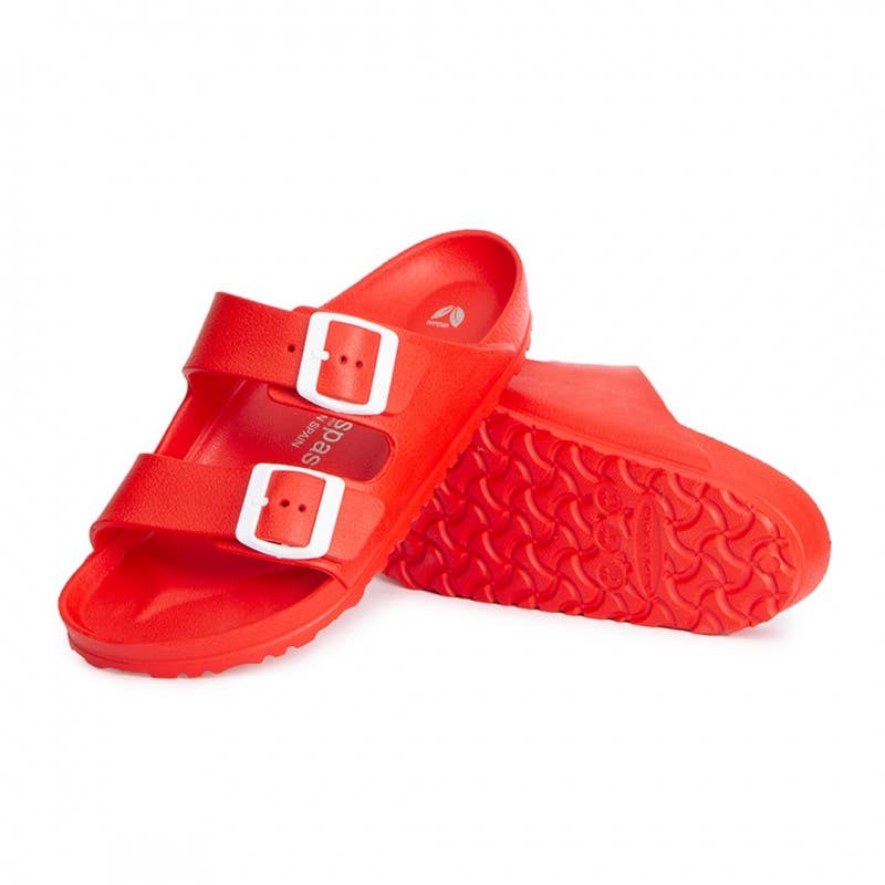 Avispas – wholesale Sandaler - Dam – Nya Coachella röda sandaler med bio EVA och spännen2