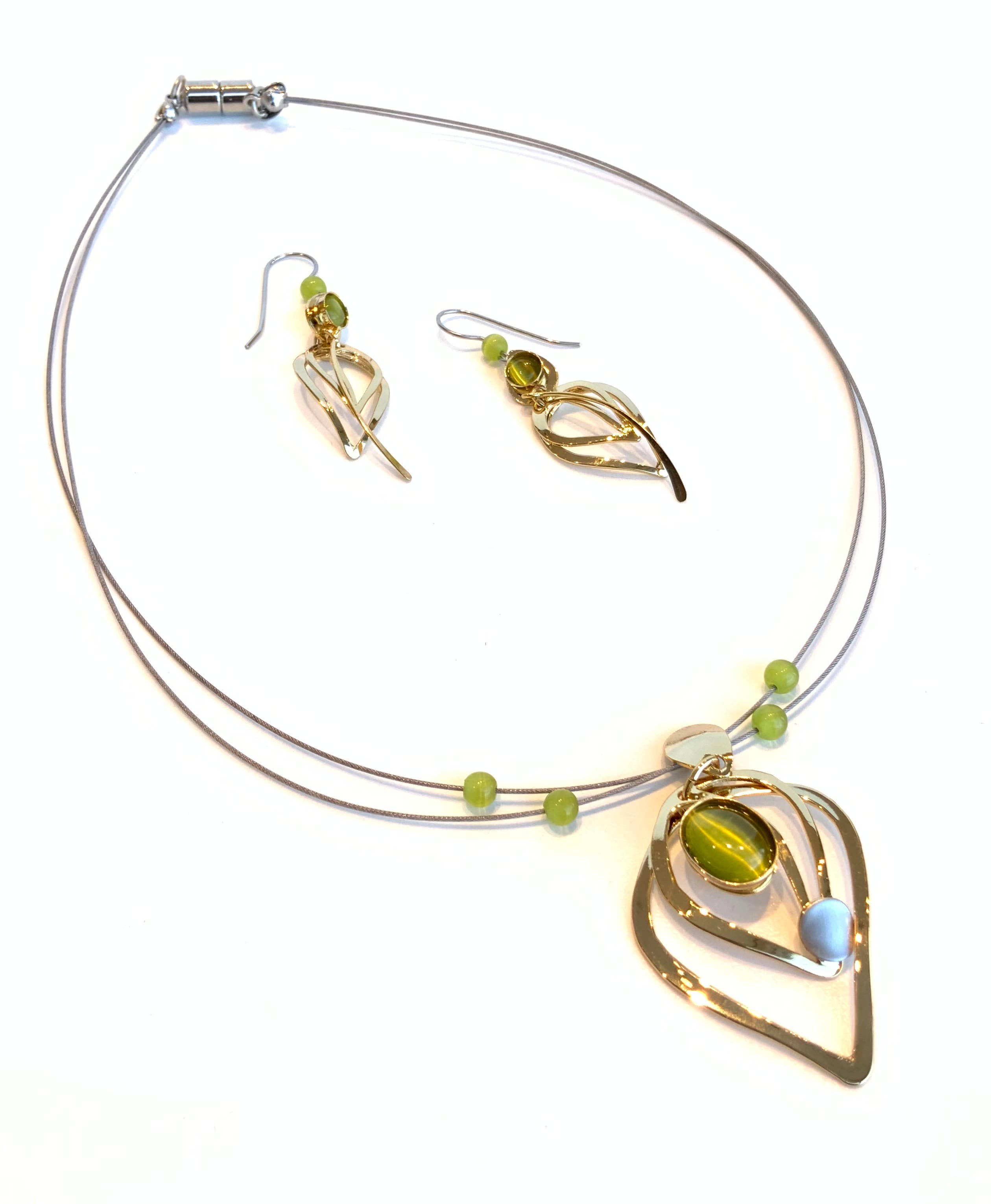 Christophe Poly / Crono Design - Vente Parures de bijoux - ENSEMBLES Préemballés (DFY1) - 6xColliers17'' & Ensembles d'Oreilles & Présentoirs Gratuits33