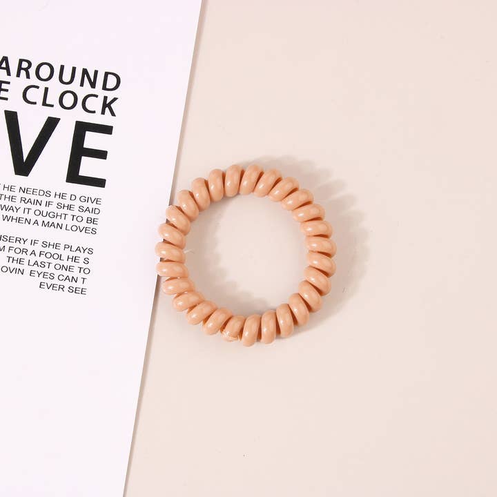 NINEXIS - Wholesale Hair Tie - CWAHA1108_Simple Phone Line Hair Tie 2