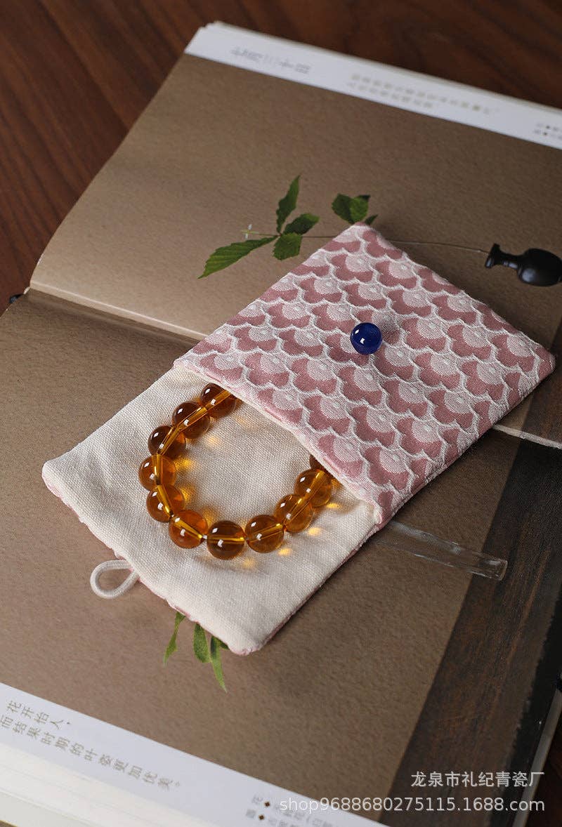 Gohobi （We cover U.S. import duties） – Großhandel Schmuckschatulle/-Organizer – Gohobi Deluxe Armbandtasche aus chinesischem Brokat5