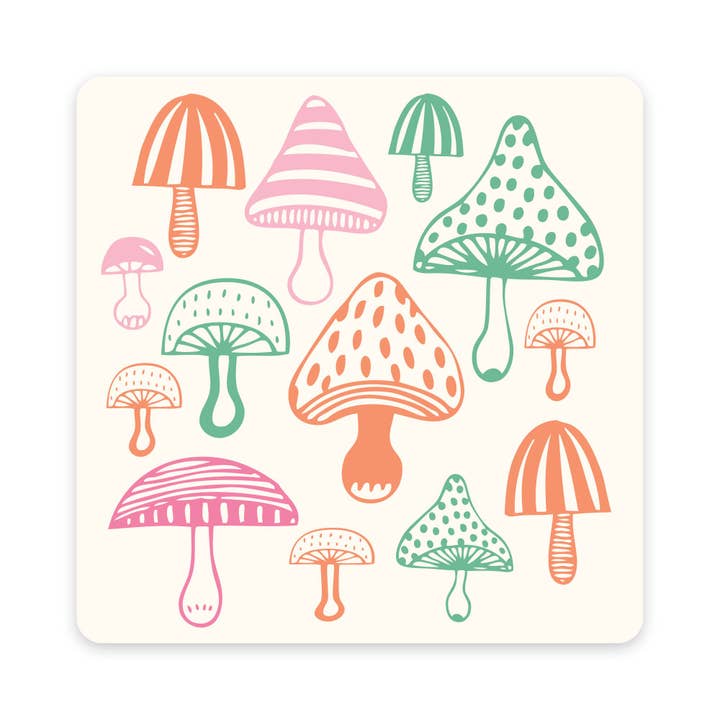 Studio Oh! - Wholesale Stationery/Notecard Set - Wild Realm Assorted Mini Note Card Set with Stickers