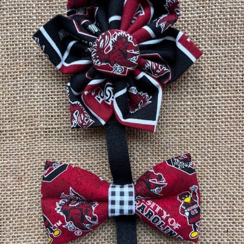 Football Gamecocks Bundle for wholesale by DOG BOW TIES