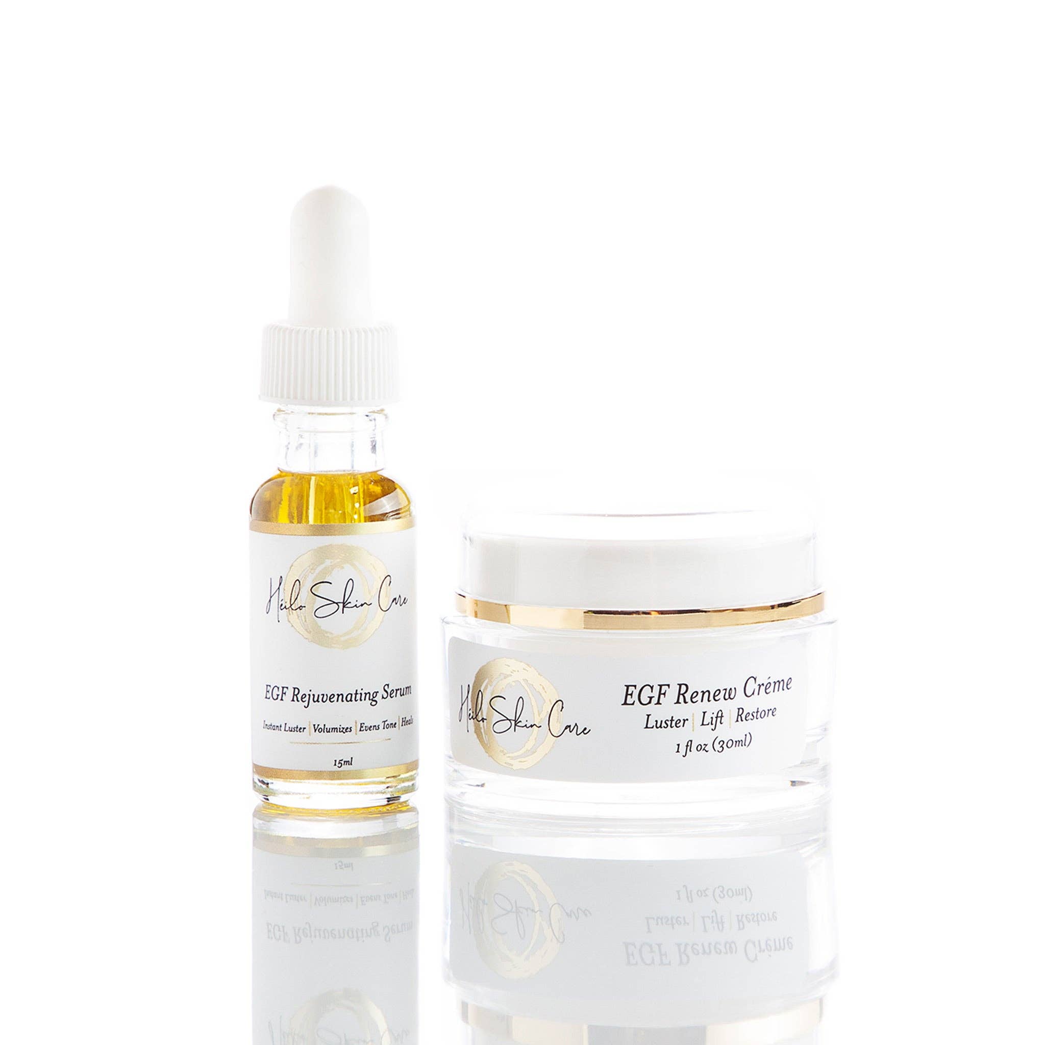 Heilo Skincare - Wholesale Facial Serum/Concentrate - EGF Combo - EGF Renew Creme & EGF Rejuvenating Serum (Save $5)3
