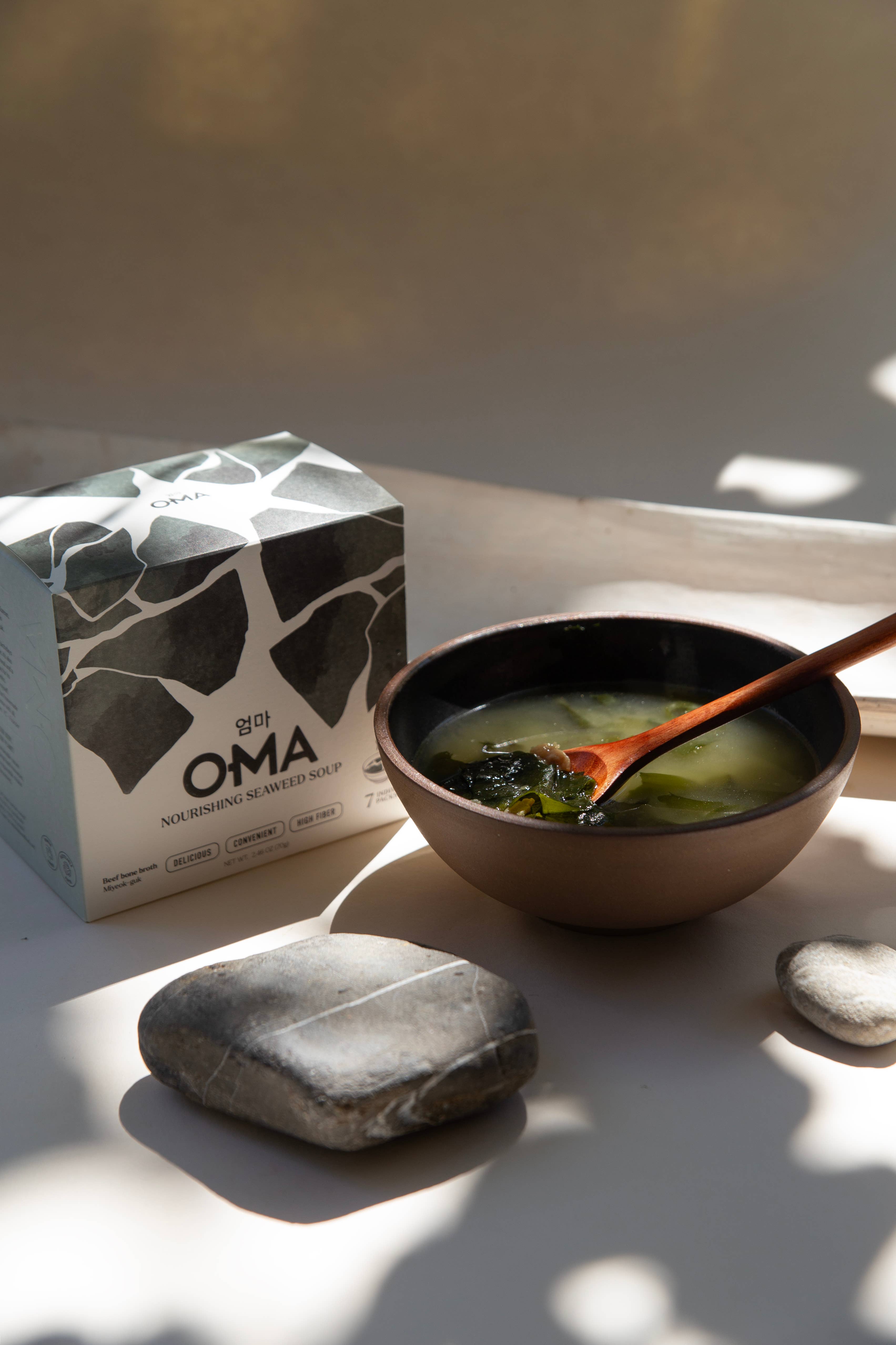 OMA Food - Wholesale Soup - Seaweed Soup Bone Broth based, individual pack2
