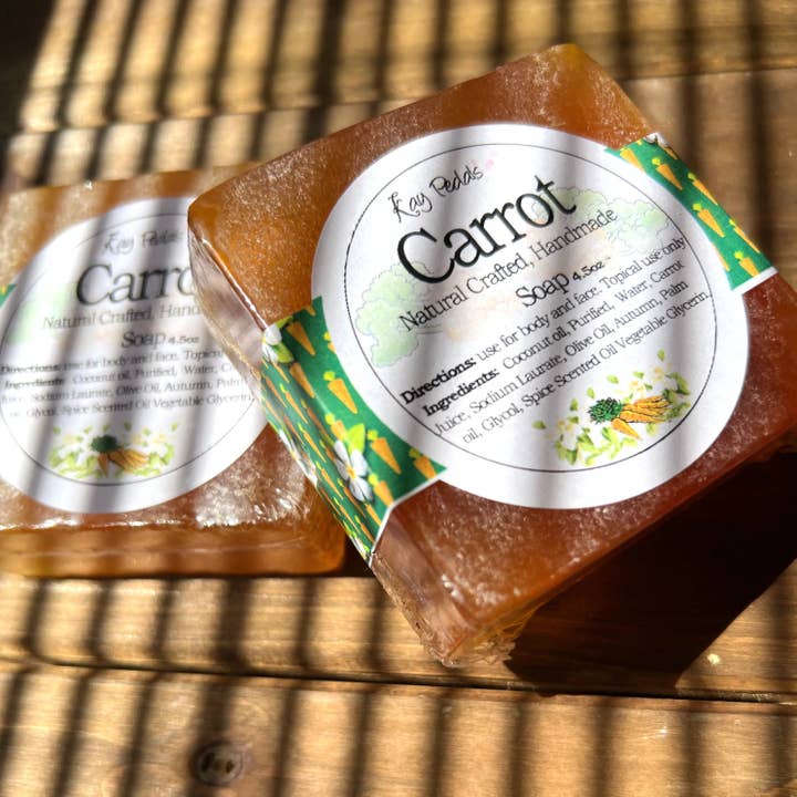 Conjunto de Sabonetes de Cenoura por atacado de Kay Pedals