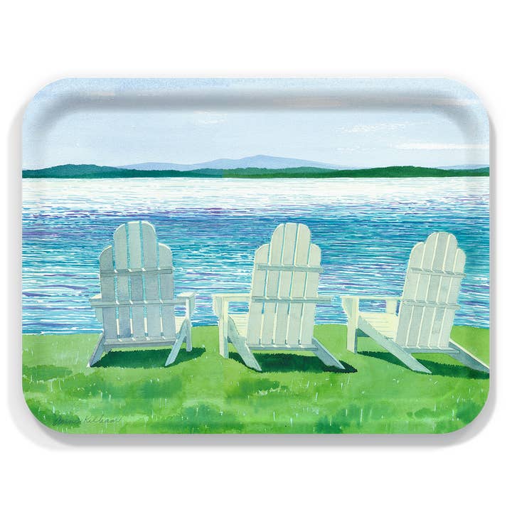 Collection de plateaux exclusive d'Anne Kilham pour la vente par Trays4Us