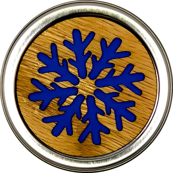 Woodcutts Inc. - Venta al por mayor Joyero/organizador de joyas - Snowflake 1 caja de madera y metal Dreambox