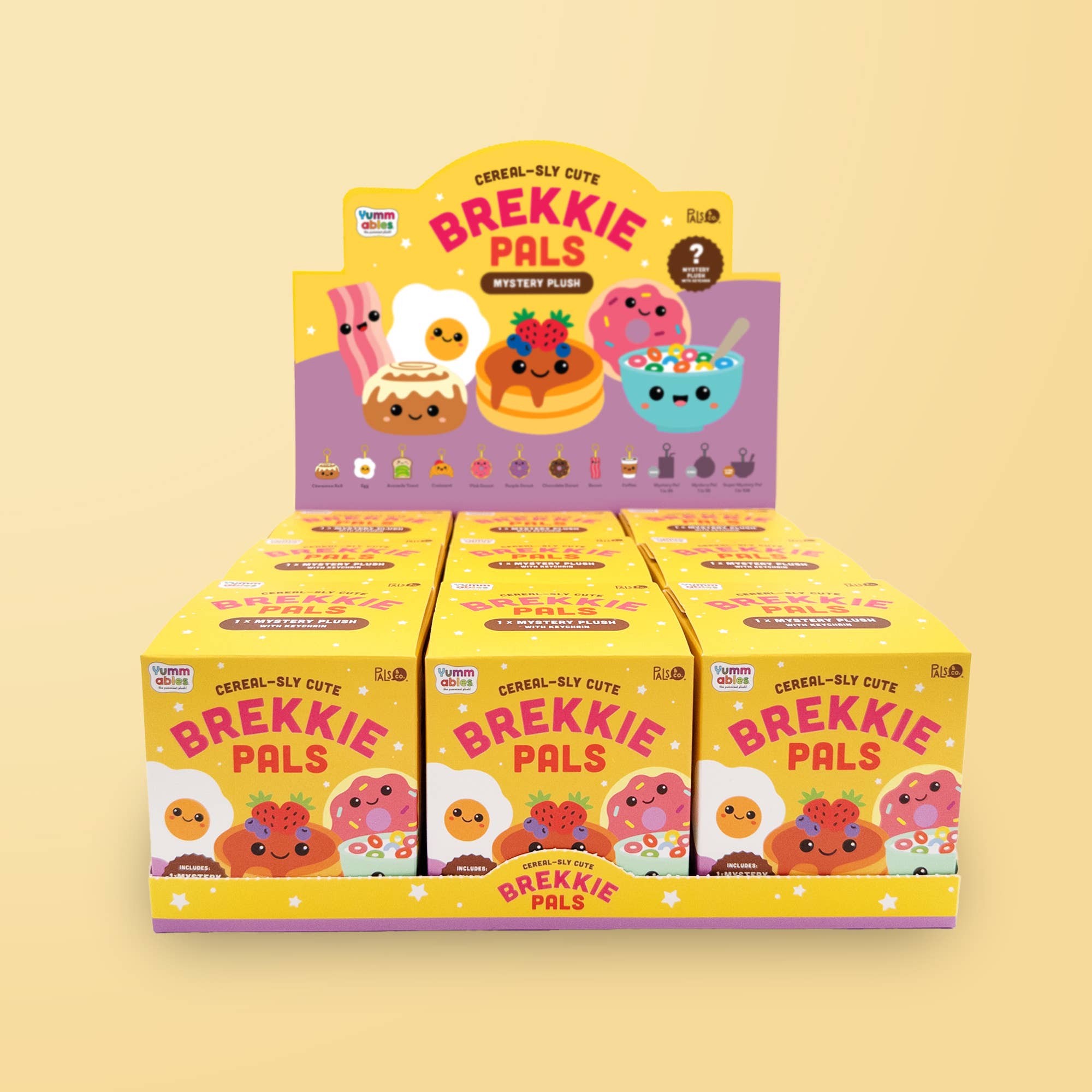 Pals & Co. - Wholesale Stuffed/Plush Toy - Kids & Baby - Brekkie Pals - Yummables® Blind Box Plushies