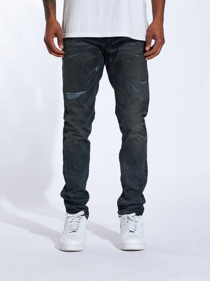 Crysp Denim - Wholesale Jeans - Heren - Avenue Denim (Donker Indigo)