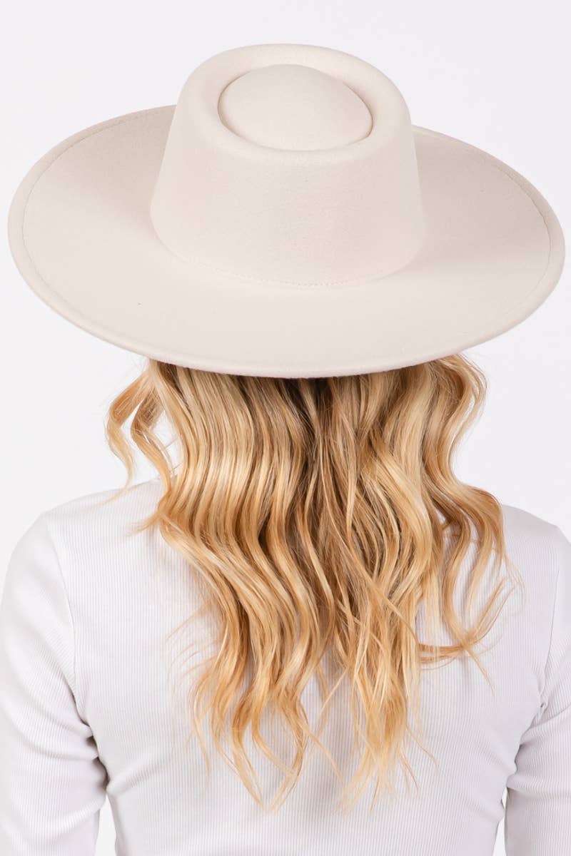 Collections by Fame Accessories - Wholesale Fedora - Women's - Flat Brim Pork Pie Fashion Hat2