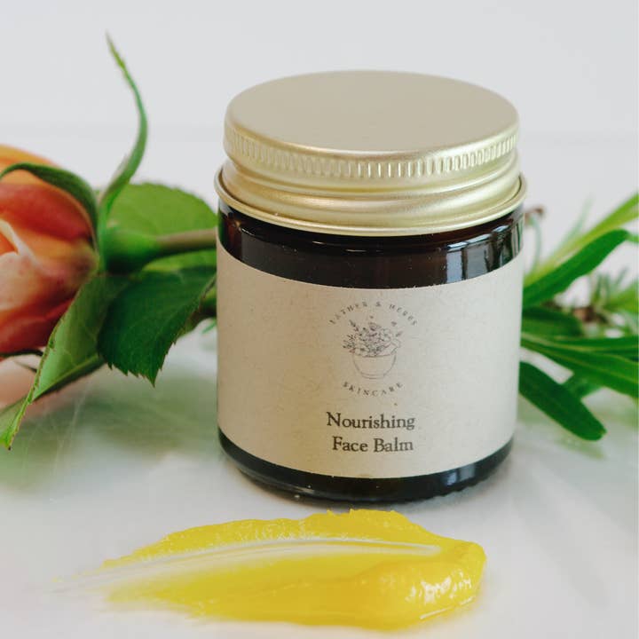 Nourishing Face Balm by Lather and Herbs for wholesale by Lather and Herbs Skincare