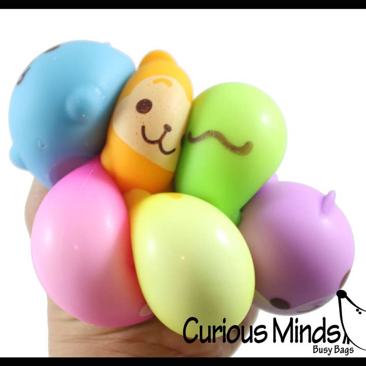 Curious Minds Toys - Vendita all'ingrosso Giocattolo fidget - Bambini - Pallina antistress mini morbida kawaii con animale - Giocattolo sensoriale fidget2