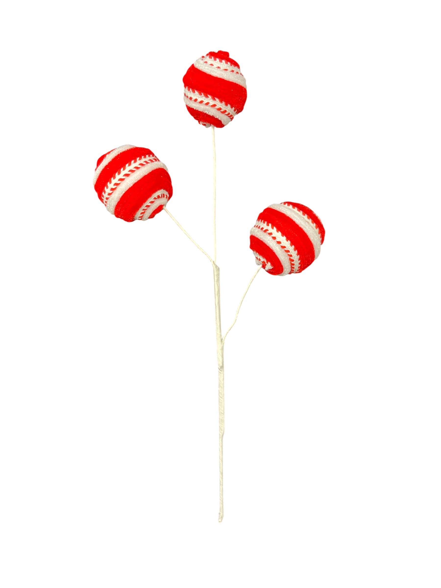 Thompson Wholesale - Wholesale Christmas Decoration - Red & White Sprays & Stems Package -- 41 Piece Set22
