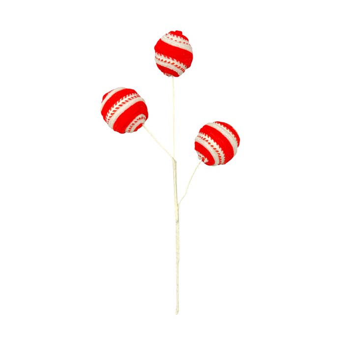 Thompson Wholesale - Wholesale Christmas Decoration - Red & White Sprays & Stems Package -- 41 Piece Set22