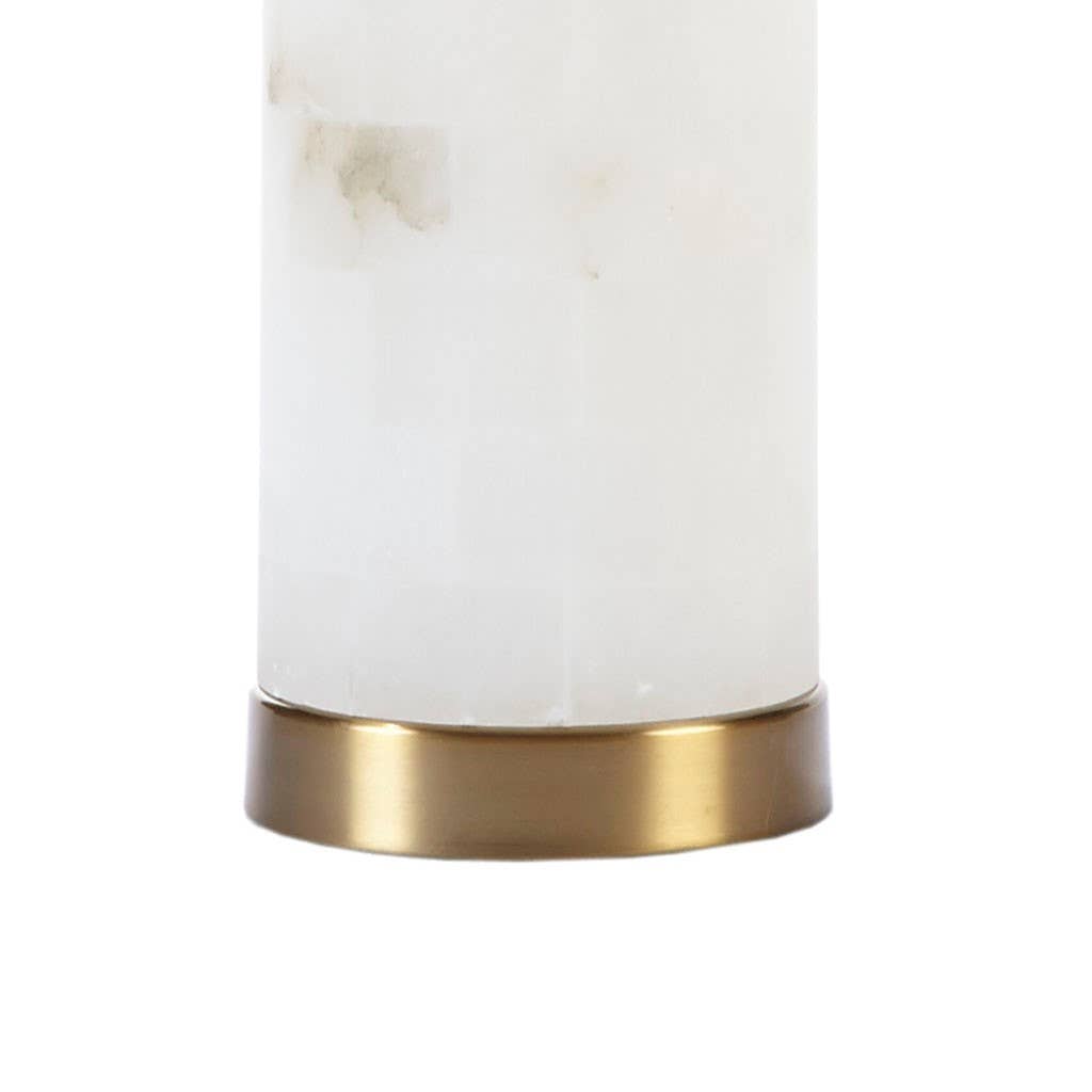 Olliix - Wholesale Accent/Desk Lamp - White Alabaster Gold Table Lamp2