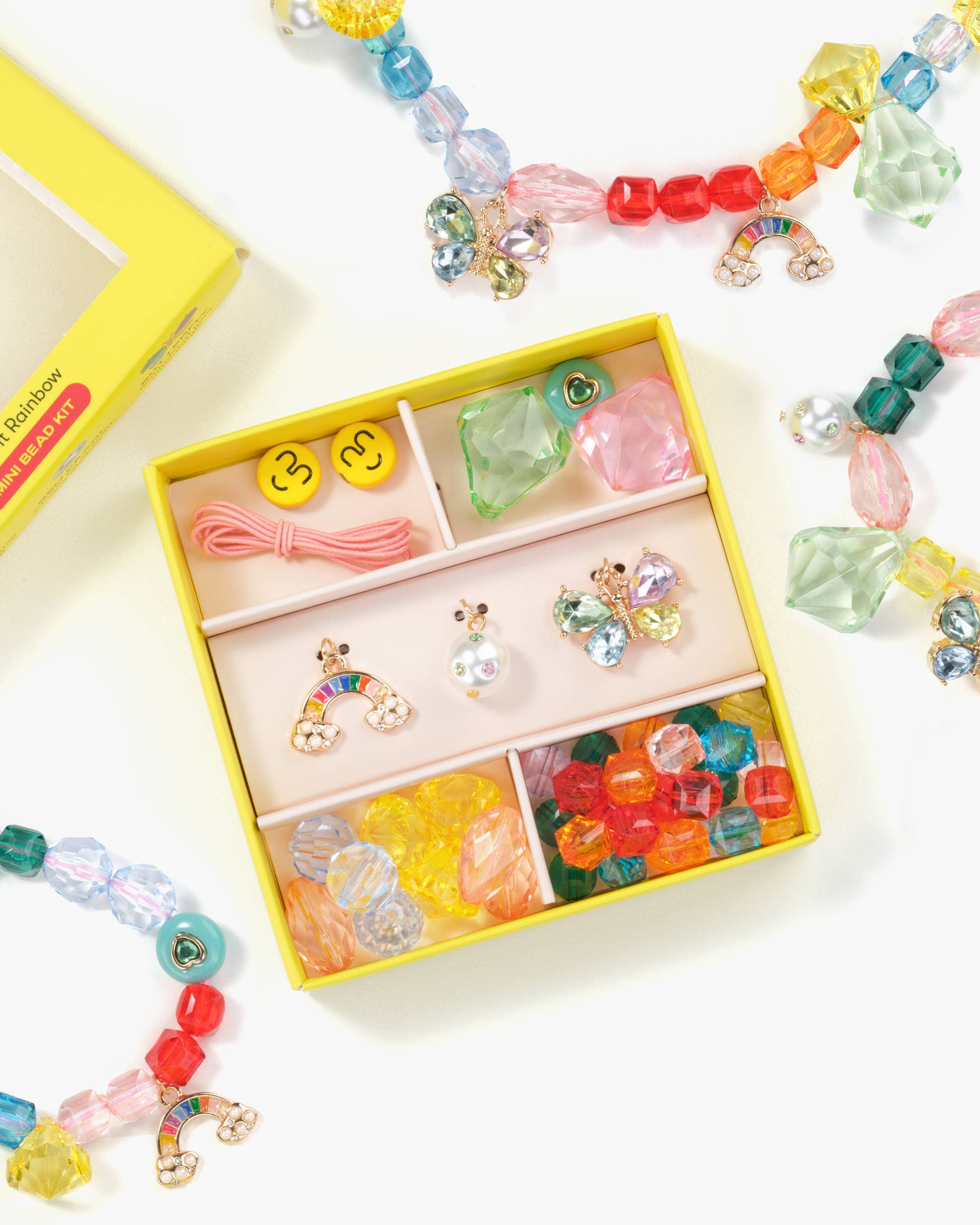 Super Smalls - Wholesale DIY Jewelry - Kids - Rainbow Charm Theme Mini Bead Kit