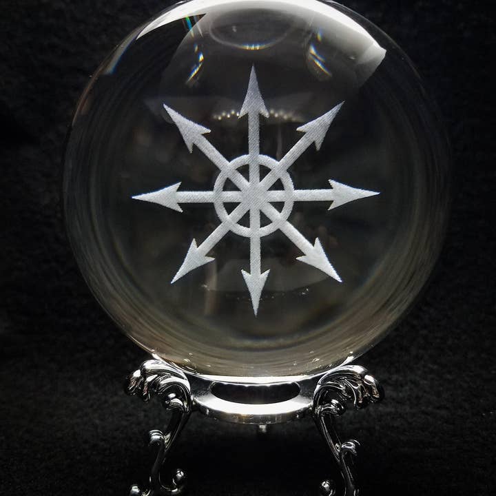Boule de cristal Chaos Star pour la vente par Goetic Impressions