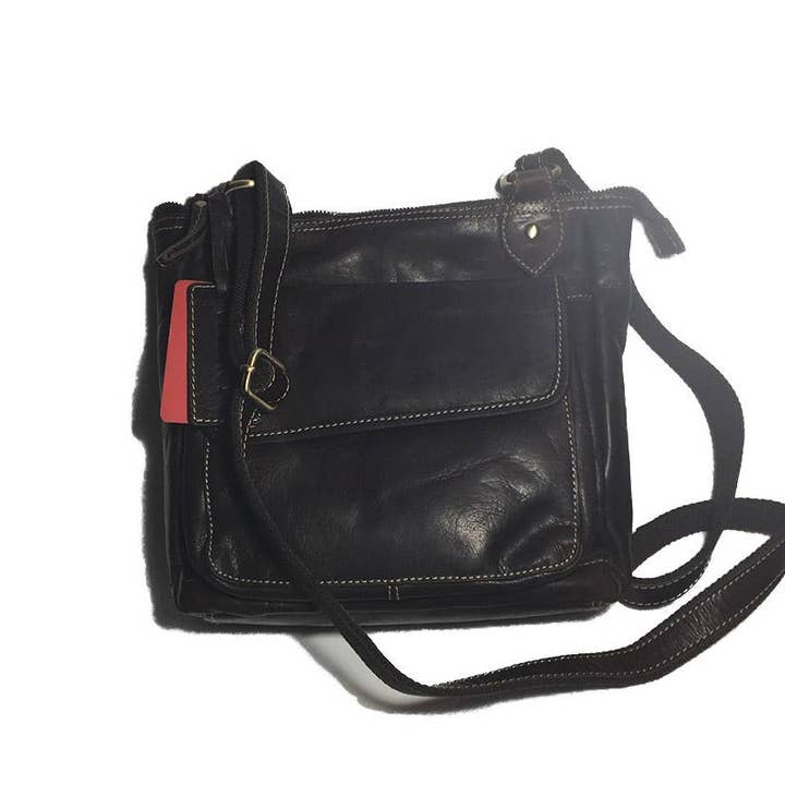 Vintage Leren Schoudertas - MI193 voor wholesale door Viceroy Leathers