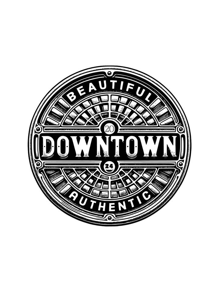 Manhole Cover Sticker for wholesale by Beautiful Downtown