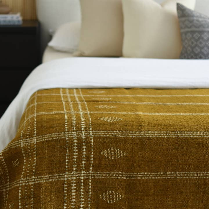 Xasmin Interiors LLC - Wholesale Coverlet - Mae Wool Coverlet2