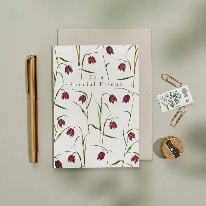 Cottage Garden - To a Special Friend - Card for wholesale by Catherine Lewis Design