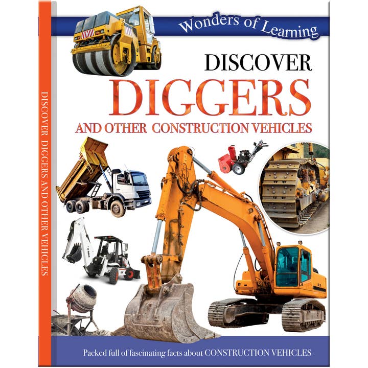 Robert Frederick Ltd – wholesale Reference book – Discover Diggers - Children's Reference Book