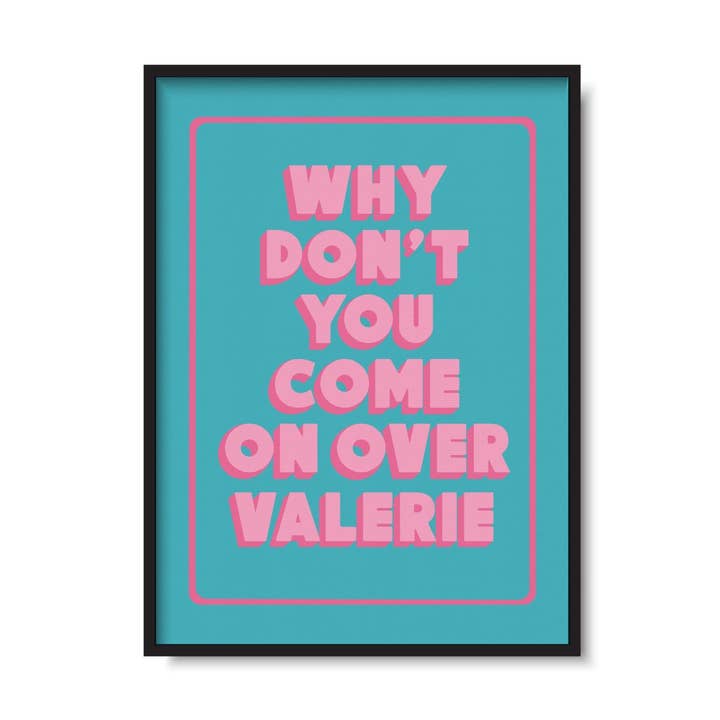 Twisted Rebel Designs - Wholesale Art Print - Valerie Print0