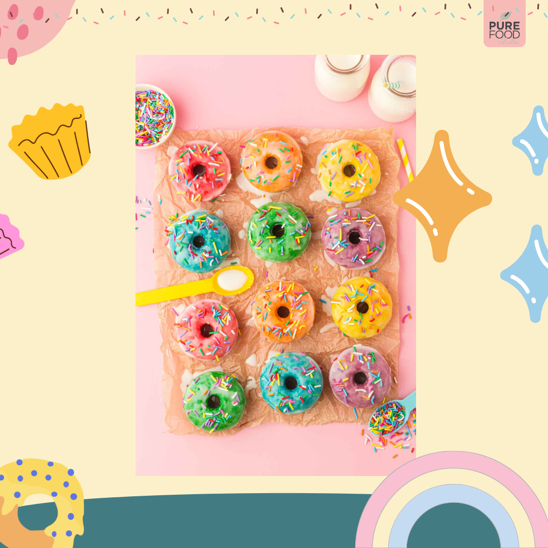 Pure Food by Estee - Wholesale Sprinkles - Rainbow All Natural Sprinkles - 5 OZ - Case of 127