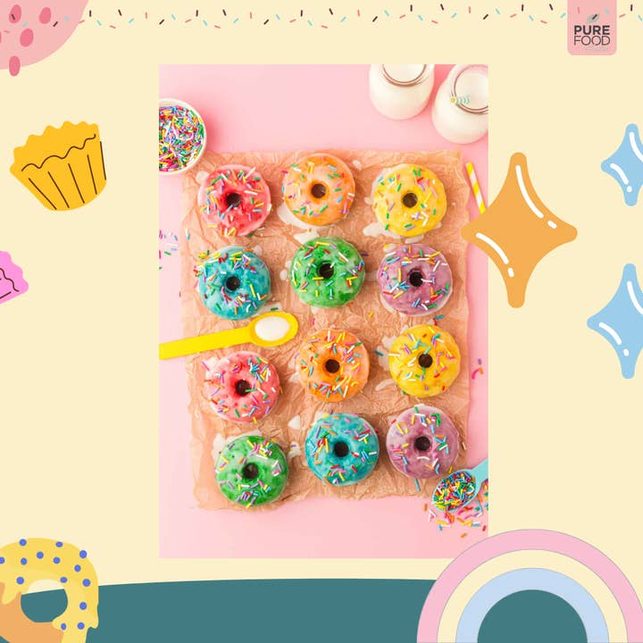 Pure Food by Estee - Wholesale Sprinkles - Rainbow All Natural Sprinkles - 5 OZ - Case of 127