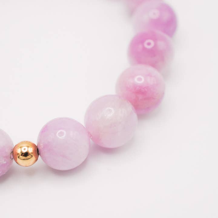 Ripple | Reiki Infused Jewelry - Wholesale Beaded Bracelet - Kunzite Solo Grande Bracelet3