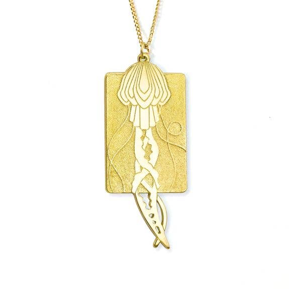 Collana Medusa in oro o argento per la vendita all'ingrosso da parte di Les Naturalistes