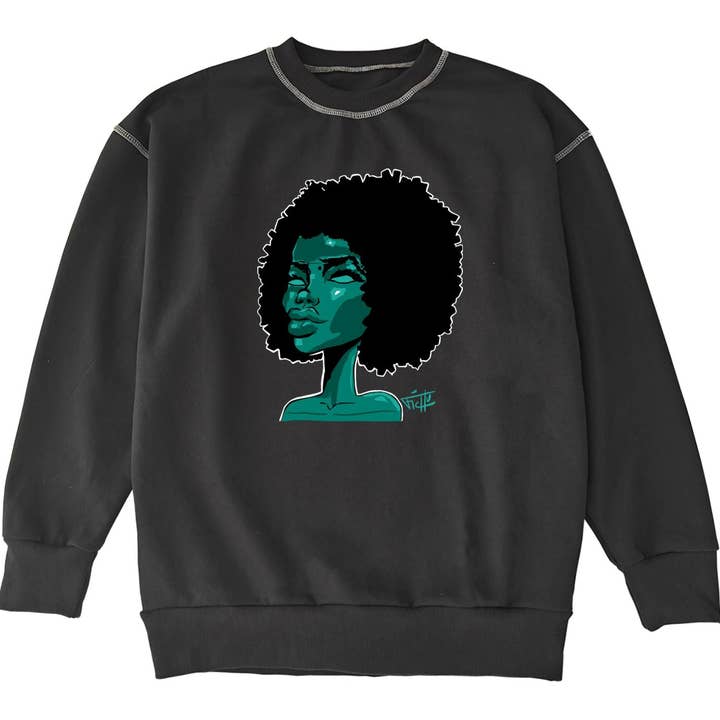 Chandail polaire à col rond Fichu 7 pour la vente par Vonn Wall