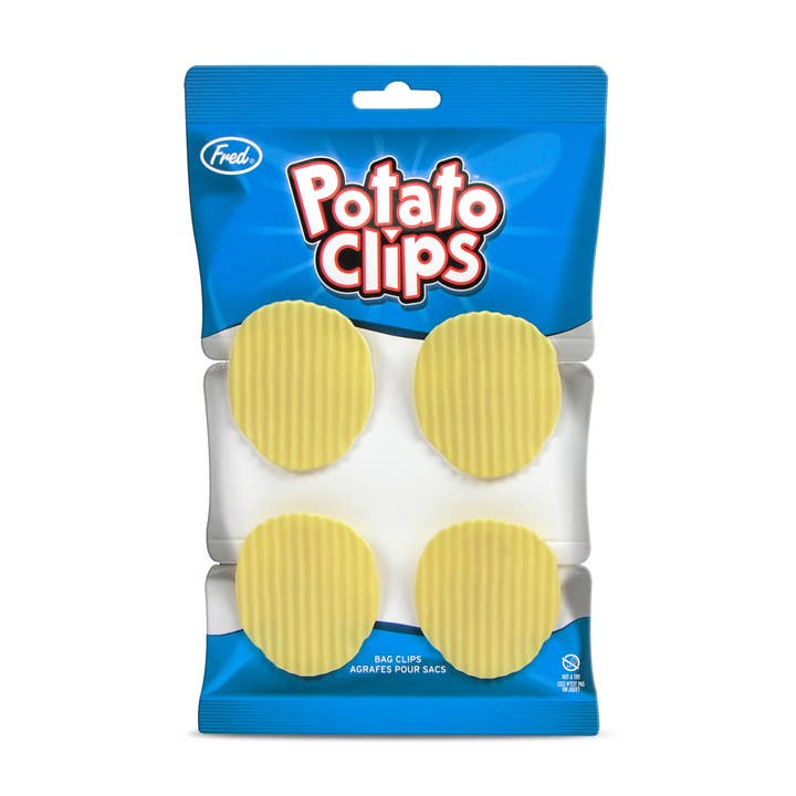 Fred & Friends - Wholesale Kitchen Tool/Gadget - Potato Clips - Chip Bag Clips - Set of 4