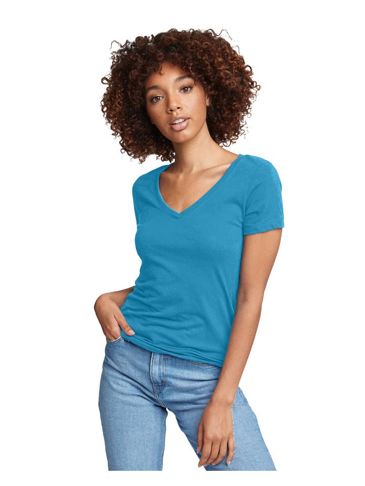 Total Apparel - Wholesale T-Shirt - Women's - Next Level N1540 - Ladies' Ideal V18