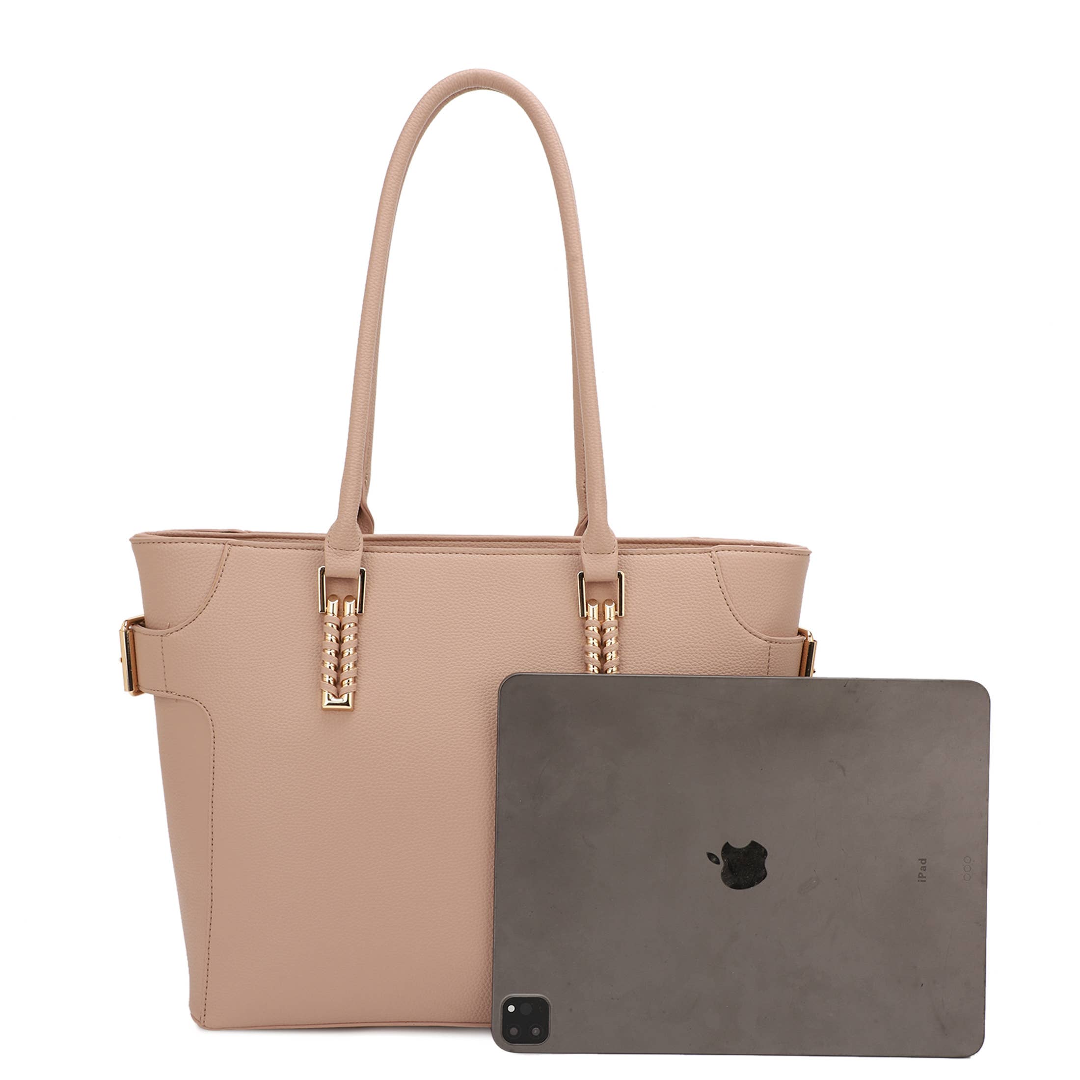 KAYLA+AVA - Wholesale Tote Bag - Women's - ANGELINA TOTE BAG WITH BUCKLE ON THE SIDE4