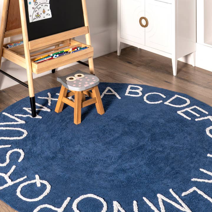 nuLOOM - Wholesale Area Rug - Kids & Baby - Kids Washable Round Alphabet Rug76
