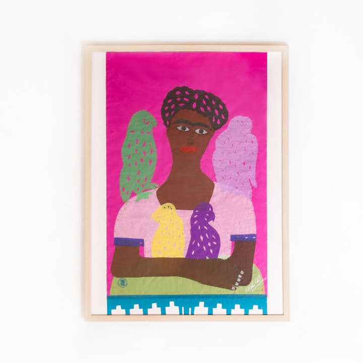 Tienda Esquipulas distribution – Engroshandel Plakat – Frida Kahlo silkepapir plakat (assorterede farver)