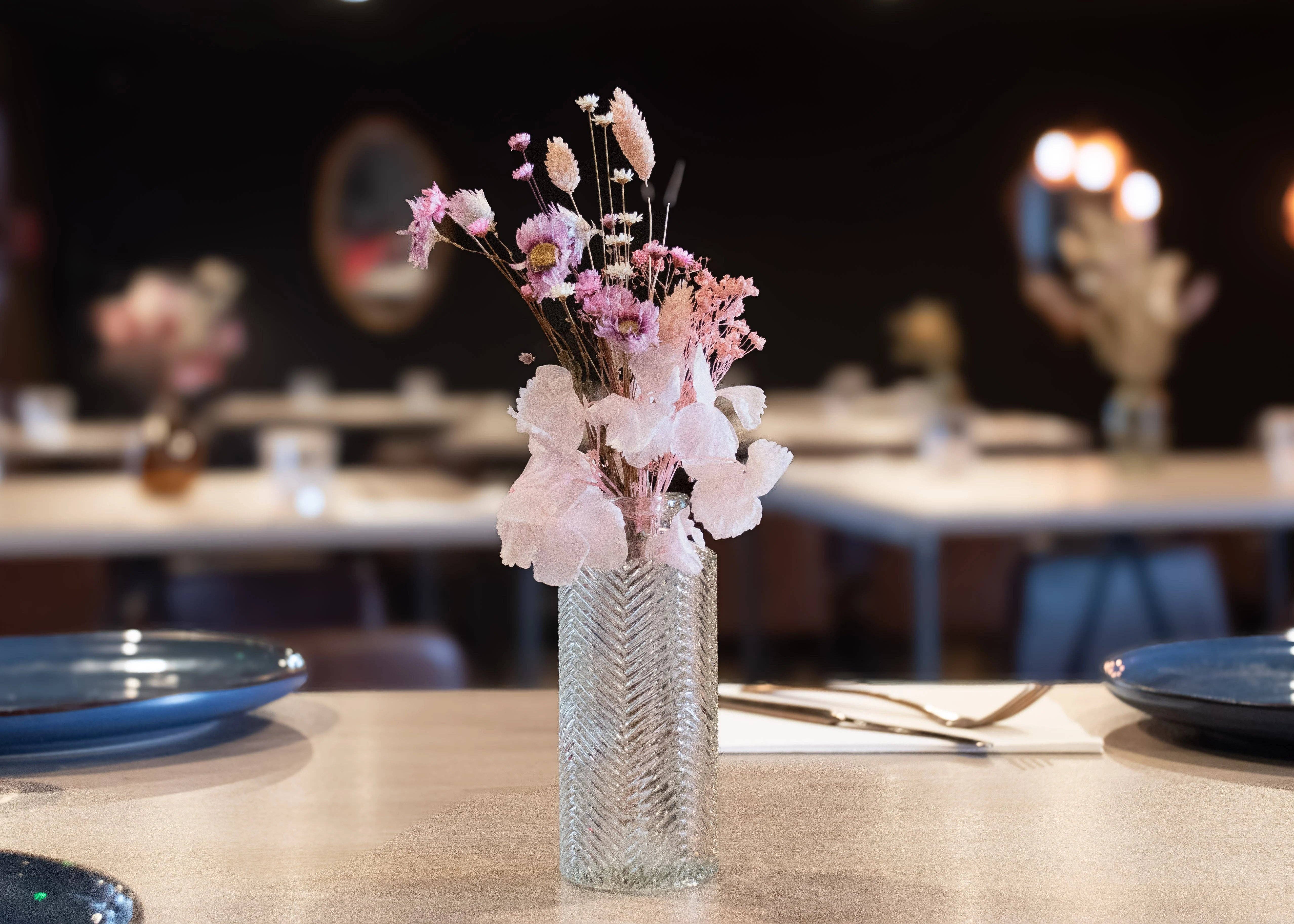 Florir – wholesale Torkade/pressade blommor – Grönsaks- och naturlig restaurangdekoration2