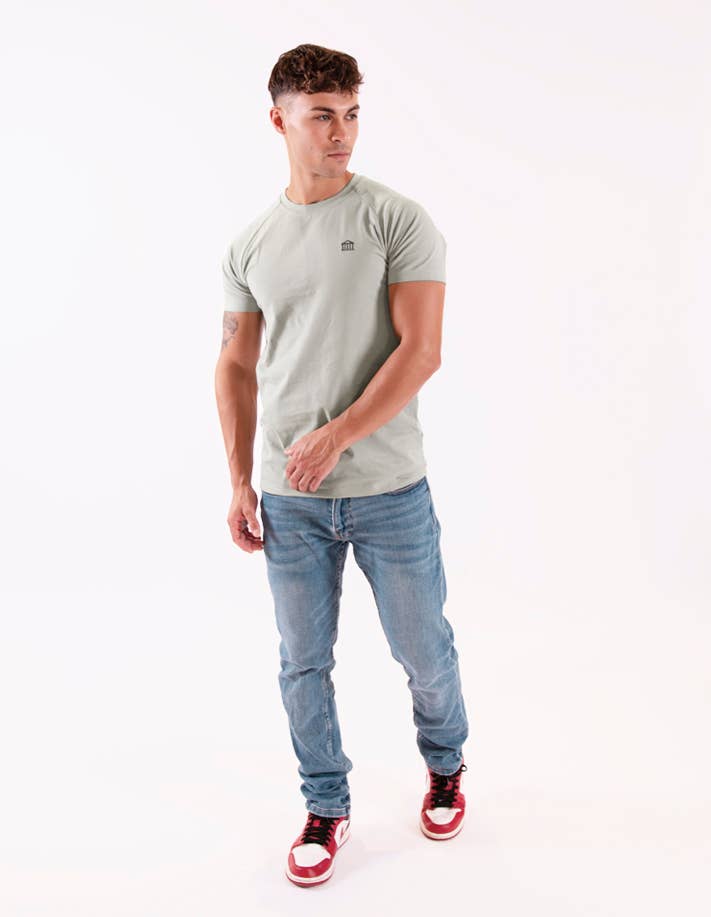KRIOSWEAR - Wholesale T-Shirt - Men's - KRIOS - Classic Sage Green T-shirt2