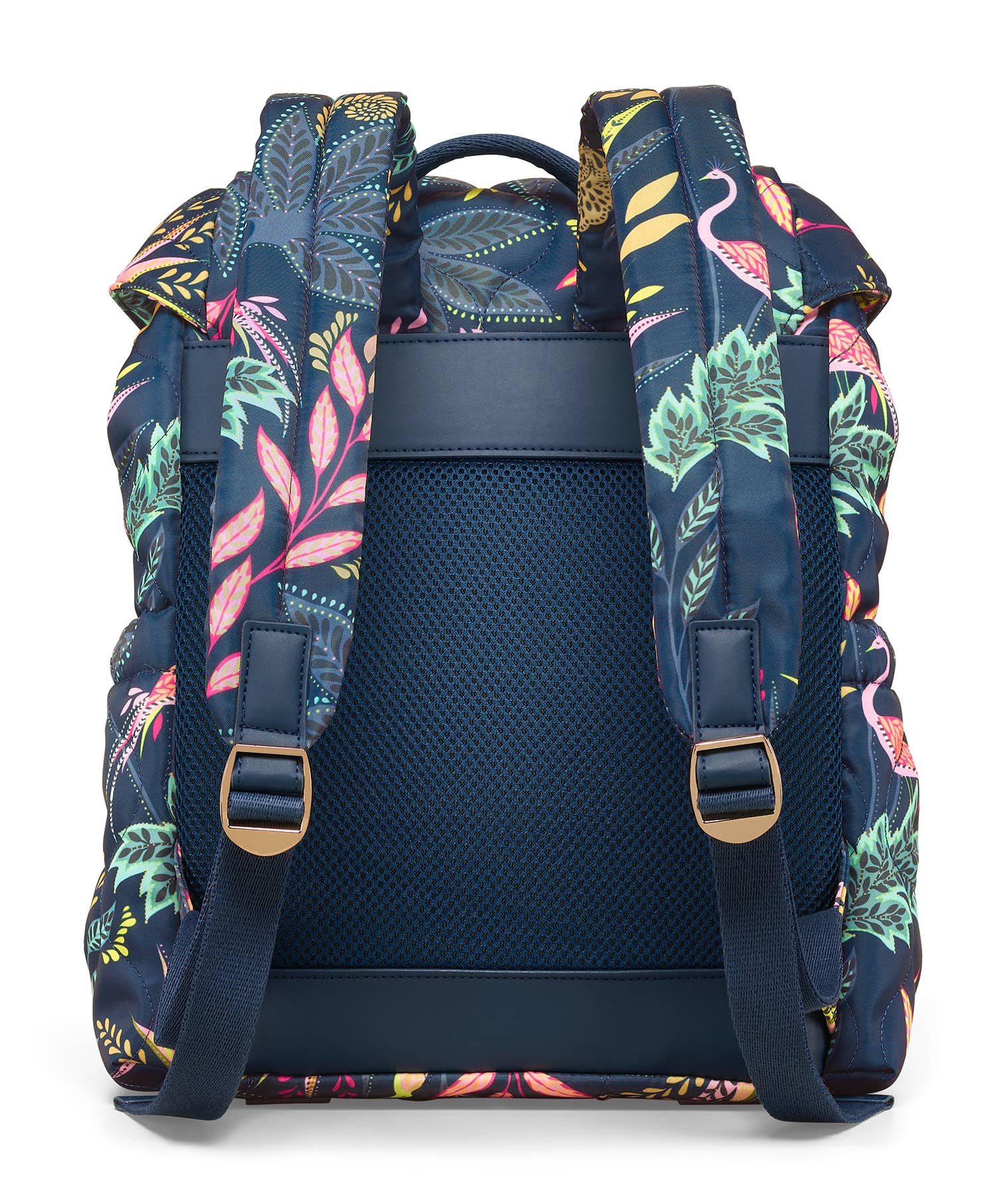 Botanic Paradise Quilted Travel Backpack for wholesale on Faire2