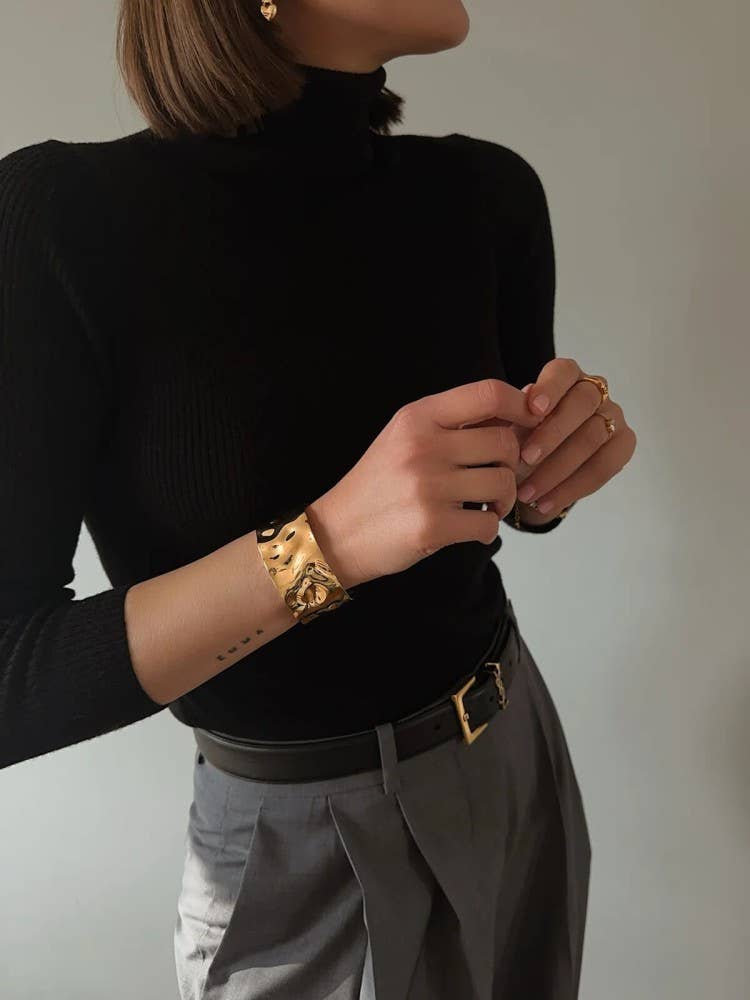 AnnaKey - Wholesale Cuff Bracelet - CRACKLE BRACELET - PERSIE2