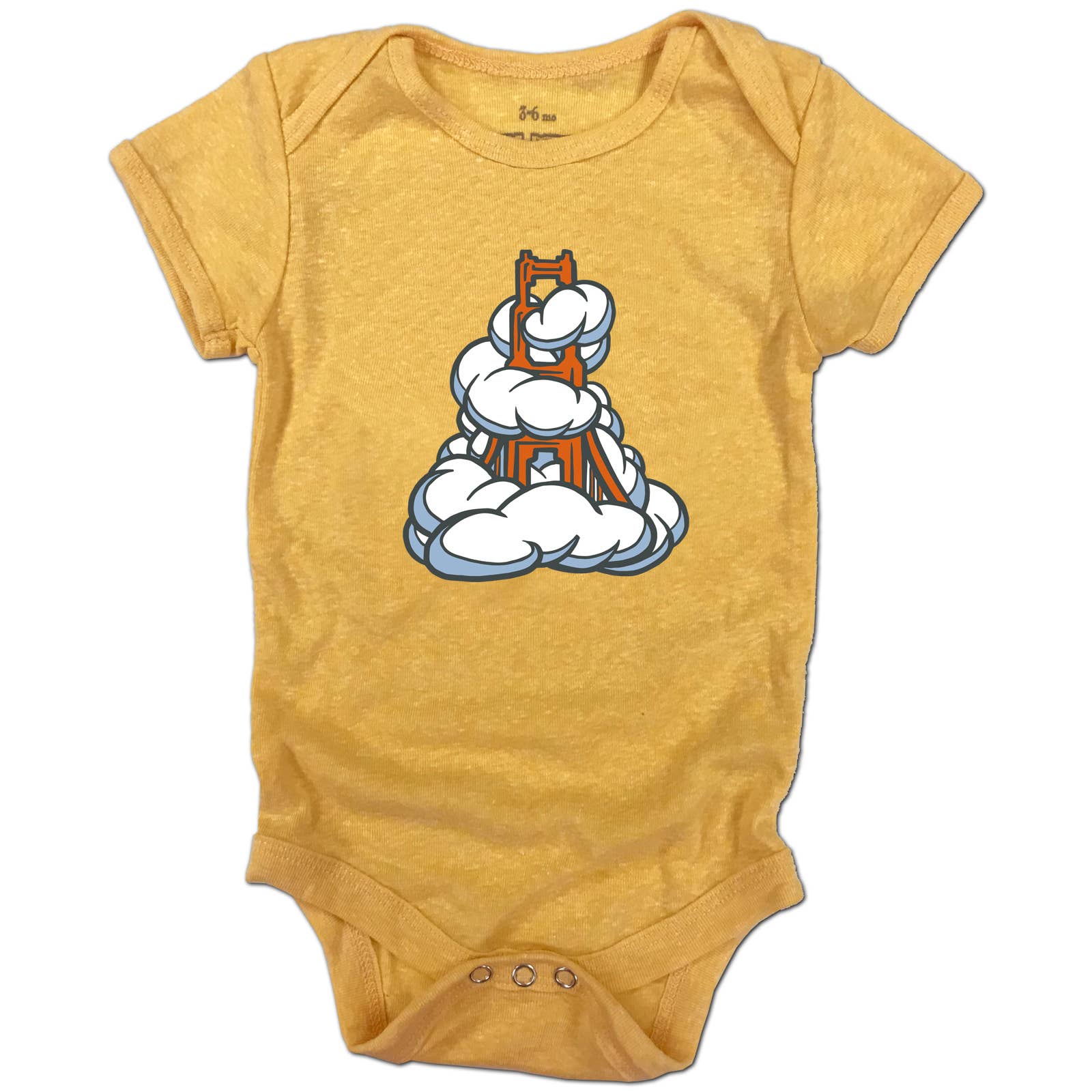 SF Mercantile - Wholesale Bodysuit (Non-Footed) - Baby - Karl the Fog Onesie2